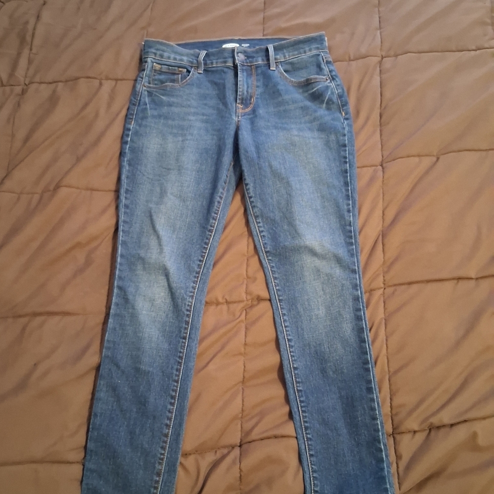 Old Navy Dark Blue Womans Origanal Skinny Jeans - Picture 3 of 6